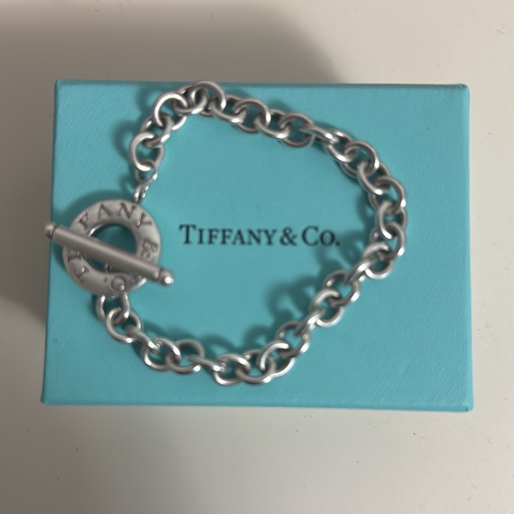 Authentic Tiffany & co toggle bracelet sterling silver